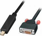 Kabel Lindy DisplayPort Mini - DVI-D 3m czarny (41697)
