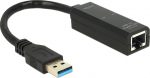 DELOCK USB3.0 Adapter A -> RJ45 Gigabit St/Bu schwarz