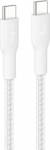 Belkin USB-C/USB-c Kabel 240W 3m geflochten, wei&szlig; CAB025hq3MWH