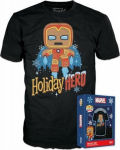 Funko Boxed Tee: Marvel - Gingerbread Iron Man (S)
