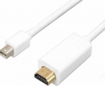 Kabel Savio DisplayPort Mini - HDMI 1.8m white (SAVIO CL-83)