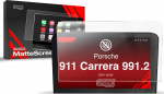 Navigation GPS GrizzGlass Matt foil GrizzGlass CarDisplay Protection do Porsche 911 Carrera 991.2 7'' (2011-2019)