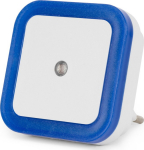 Entac Night light 0.5W square CW Blue twilight sensor
