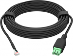 HP POLY A2 BLK CBL TBL MIC IN, 6M(20FT)