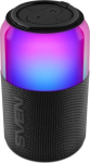 portable speaker SVEN PS-130, black, power output 10W (RMS), TWS, Bluetooth, USB, lithium battery