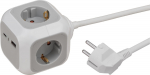 Brennenstuhl Steckdosenw&uuml;rfel 4fach+USB PD20W A+C 1.4m