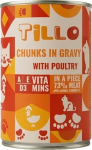 TILLO Chunks in gravy Poultry - wet cat food - 415g