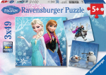 Ravensburger Winter Adventures 3 X 49 pcs Puzzle Disney Frozen