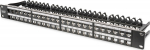 DIGITUS Patchpanel 1HE 48-Port Cat6a shielded black