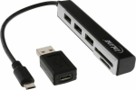 HUB USB InLine 1x SD 1x microSD + 3x USB-A 2.0 (66775C)