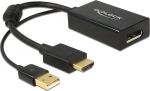 DELOCK Adapter HDMI-A male > Displayport 1.2 female black