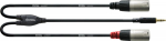Cordial - Y-cable, 3.5mm - 2 x XLR, 3 m