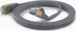 Wantec Wantec flates CAT6A FTP Patch Cable - 0.25 m - Cat6a - F/UTP (FTP) - RJ- 45 - RJ- 45 - gray (7073)
