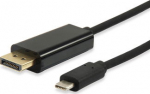 Equip Adapter USB-C->DisplayPort St/St 4K/ 60Hz 1.80m PVC Polybeutel