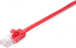 V7 CAT6 ETHERNET RED UTP 1M, RJ45 100 COPPER SNAGLESS