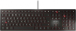 CHERRY KC 6000 SLIM KEYBOARD, PAN-NORDIC BLACK
