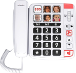 SWISSVOICE Xtra1110 Corded Seniortelefon - Wei&szlig;