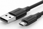 Cable USB Ugreen USB-A - microUSB 1 m Czarny (60136)