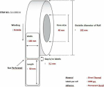 Capture Label 100x50, Core 40, Diameter 102 mm. Thermal