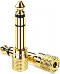 Adapter AV Ugreen Jack 3.5mm - Jack 6.3mm gold (20503)