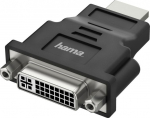 Hama - video connection - Dual Link - HDMI (S) bis DVI-I (W) - Schwarz - 4K Unterst&uuml;tzung