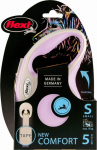 TRIXIE Flexi Automatic leash New Comfort S tape 5m Pink