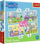 Trefl Puzzle 4w1 Memories of Peppa Pig holiday