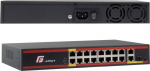 SWITCH POE GETFORT 16FE+2GE+1SFP 200W