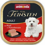 ANIMONDA Vom Feinsten Adult Beef and turkey heart - wet dog food - 150g