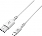 TB Kabel USB-USB C 1m silicone white Quick Charge