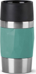 EMSA TRAVEL MUG COMPACT, Gr&uuml;n, Silicone, Edelstahl, Edelstahl, polypropylene (PP), China, 0.3 ml