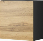 Cama MEBLE Cama square cabinet VIGO 50/50/30 black/wotan oak