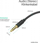 Shiverpeaks Audio Klinkenkabel 3.5mm Mini Klinke 4pol. 1.5m