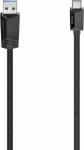 Kabel USB Hama USB-A - USB-C 1 m Czarny (002006570000)