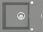 Zlewozmywak Deante Slewozmywak 1-chamber with a short drainer Evora gray metallic (ZQJ S11A)