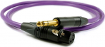 Cable Melodika Jack 6.3mm - XLR 8m fioletowy