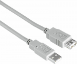 Kabel USB Hama USB-A - USB-A 3 m Szary (002009060000)