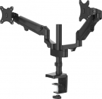 Hama Premium 2 ramon 13" - 32" - desk-mounted holder | VESA 100X100 | VESA 75X75| 13" - 32" | two arms | gas spring