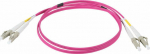 AFLHYPER AFLHS Patchcord Enhanced LC - LC OM4 ERIKA VI LSZH 2F 2.0mm ZDPX 1M (SHORT bOOT)