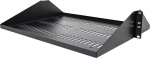 StarTech.com 2U-server rack shelf - Universal ventilated cantilevered tray with rack mount for 19-tums rack och network equipment cabinet - Sustainable design - Weight capacity 91 kg - 36 cm deep shelf, svart - Shelf for rack - svart - 2U - 19"