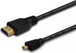 SAVIO Kabel HDMI (M) - micro HDMI (M) 1m, czarny, CL-39