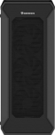 GNS Genesis Irid 505F - Middle Tower | czarna | window | no power supply | 2 x USB 2.0, 2 x USB 3.0, 2 x Mini Jack | 447mm x 220mm x 510mm | 5 x wen 120mm