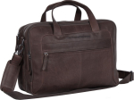 The Chesterfield Brand Ryan - computer bag 17" for the laptop, dark brown