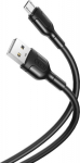 Kabel USB XO microUSB - 1 m Czarny (GSM117361)