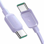Kabel USB Joyroom USB-C - USB-C 1.2 m Violet (JYR757)