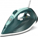 Philips Azur 7000 DST7031/70 zielony - Moc [W]: 2800 | Type of foot: SteamGlide Plus| Steam production [g/min]: 50 | Hitting the steam [g/min]: 250 | Color: mint green