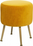 Atmosphera SOLARO stool on legs, &Oslash; 35 cm, mustard