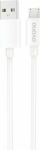 Kabel USB Dudao USB-A - microUSB 1 m White (6976625331741)