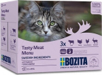 BOZITA Tasty meat menu box - wet cat food - 12 x 85g