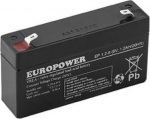 Akumulator AGM EUROPOWER series EP 6V 1.2Ah (Lifespan 6-9 lat)